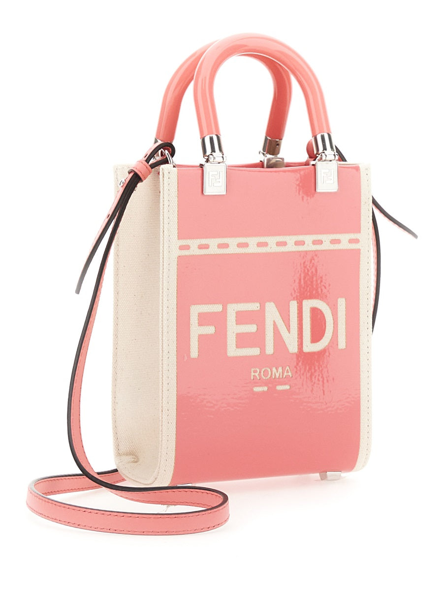 FENDI Mini Handbag with Rigid Plexiglass Handle