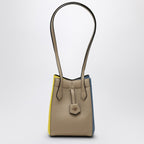 Fendi Origami Mini Convertible Bag In Beige Leather Women