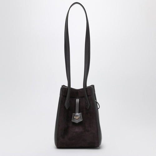 Fendi Origami Mini Bag In Purple Suede Women