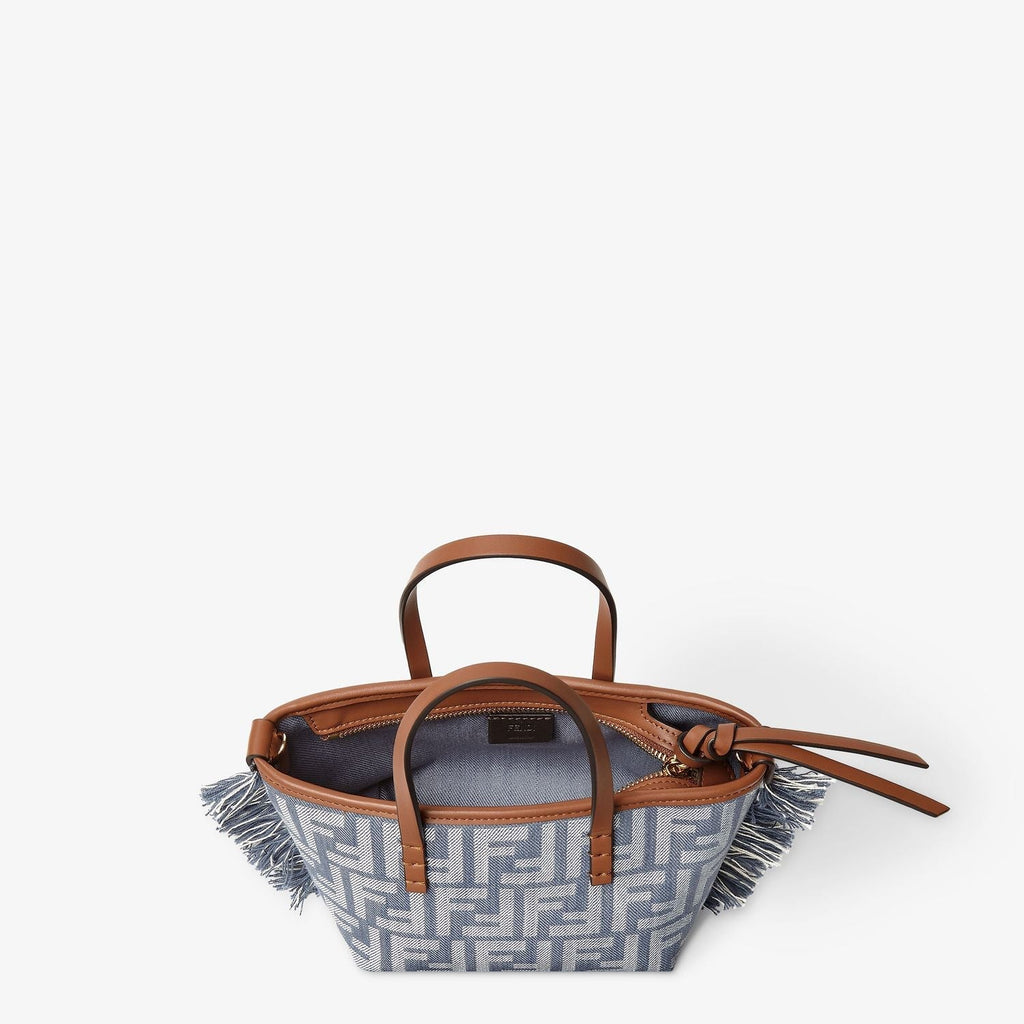 FENDI Mini Roll Soft Fabric Tote Bag for Women