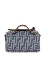 FENDI Soft Mini Denim-Effect Handbag