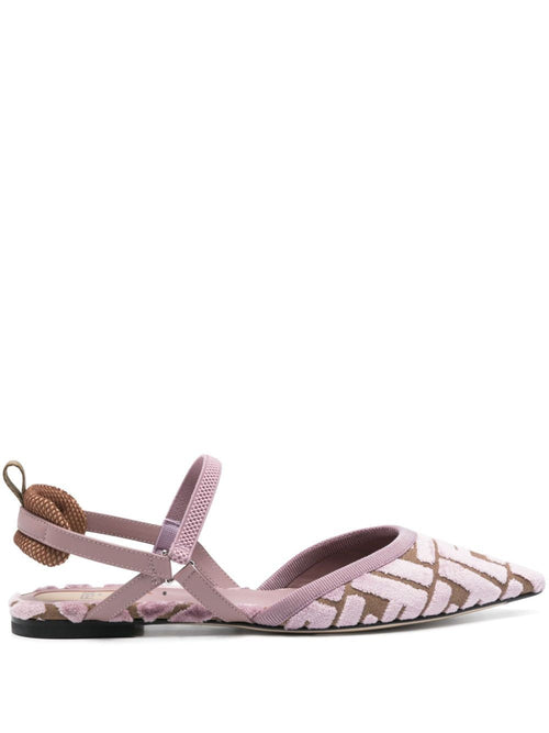 FENDI Kitten Velvet Sandals