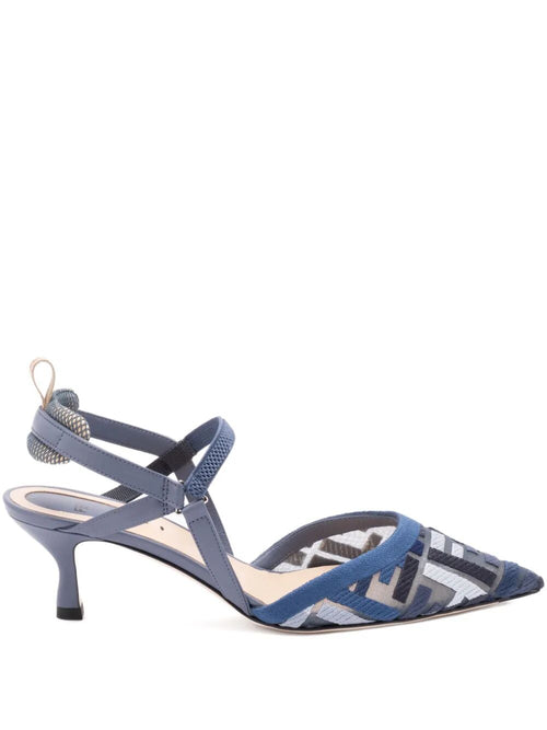 FENDI Mesh Slingback Pumps for Women