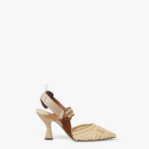 FENDI Chic Rafia Pumps for Women