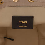 Fendi Mon Tresor Mini White Embroided Canvas