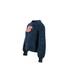 Chanel Size 34 Teddy Sweater Wool/Acrylic/Polyamide/Cashmere Navy Blue