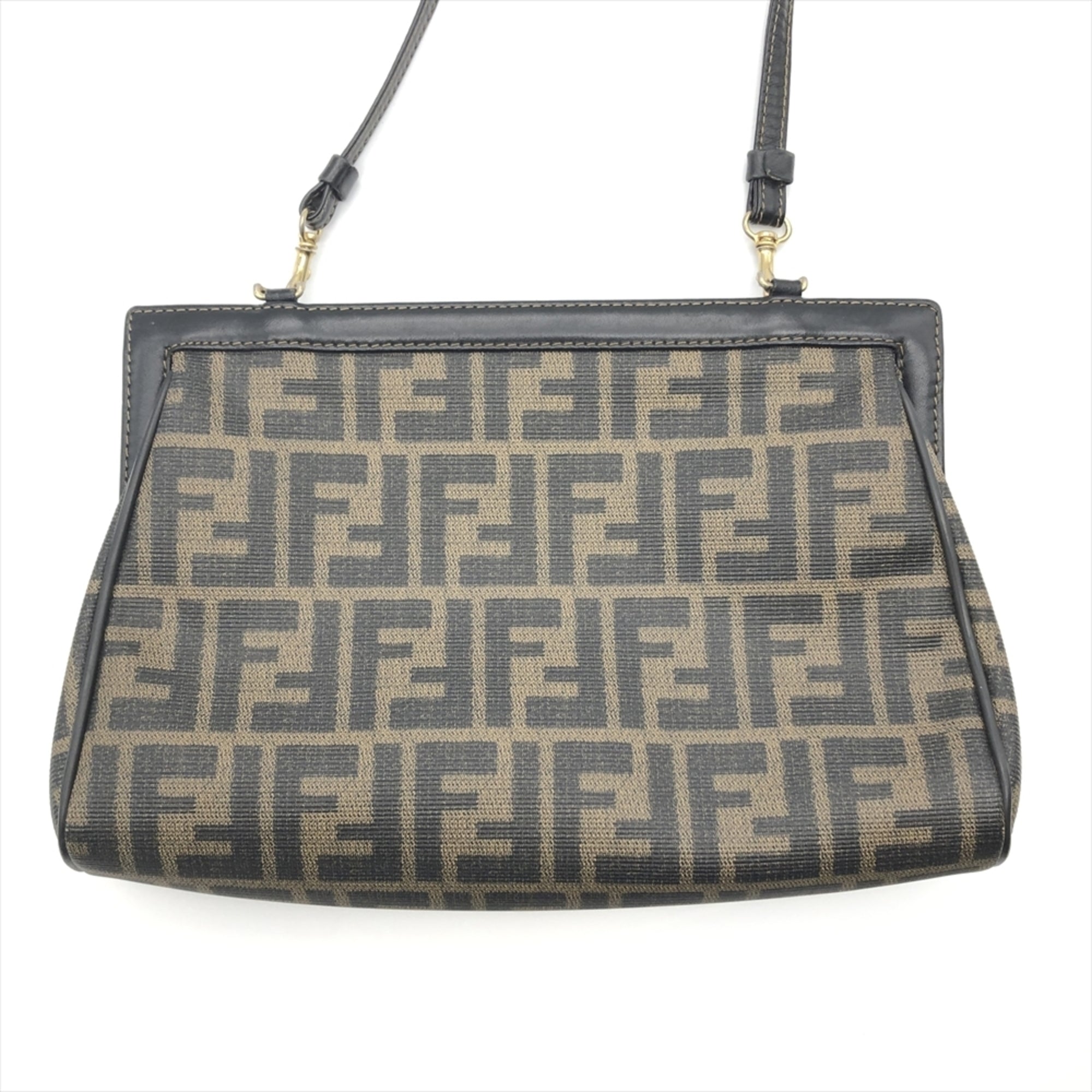 Fendi Zucca  Pvc Leather Shoulder Bag ()