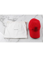 Balenciaga BB embroidered cotton cap