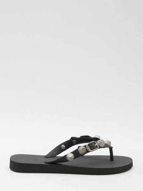 Balenciaga Cagole Thong Sandal Black