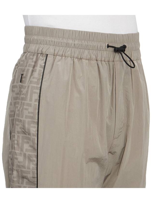 Fendi Men's Plain Logo Track Pants Grey