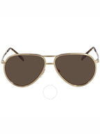 Burberry Burberry Scott Dark Brown Pilot Men's Sunglasses BE3135 110973 59
