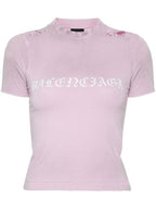 Balenciaga logo print distressed t-shirt 788246TQVJ5