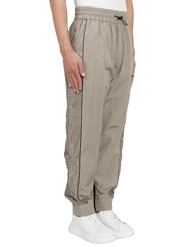 Fendi Men's Plain Logo Track Pants Grey