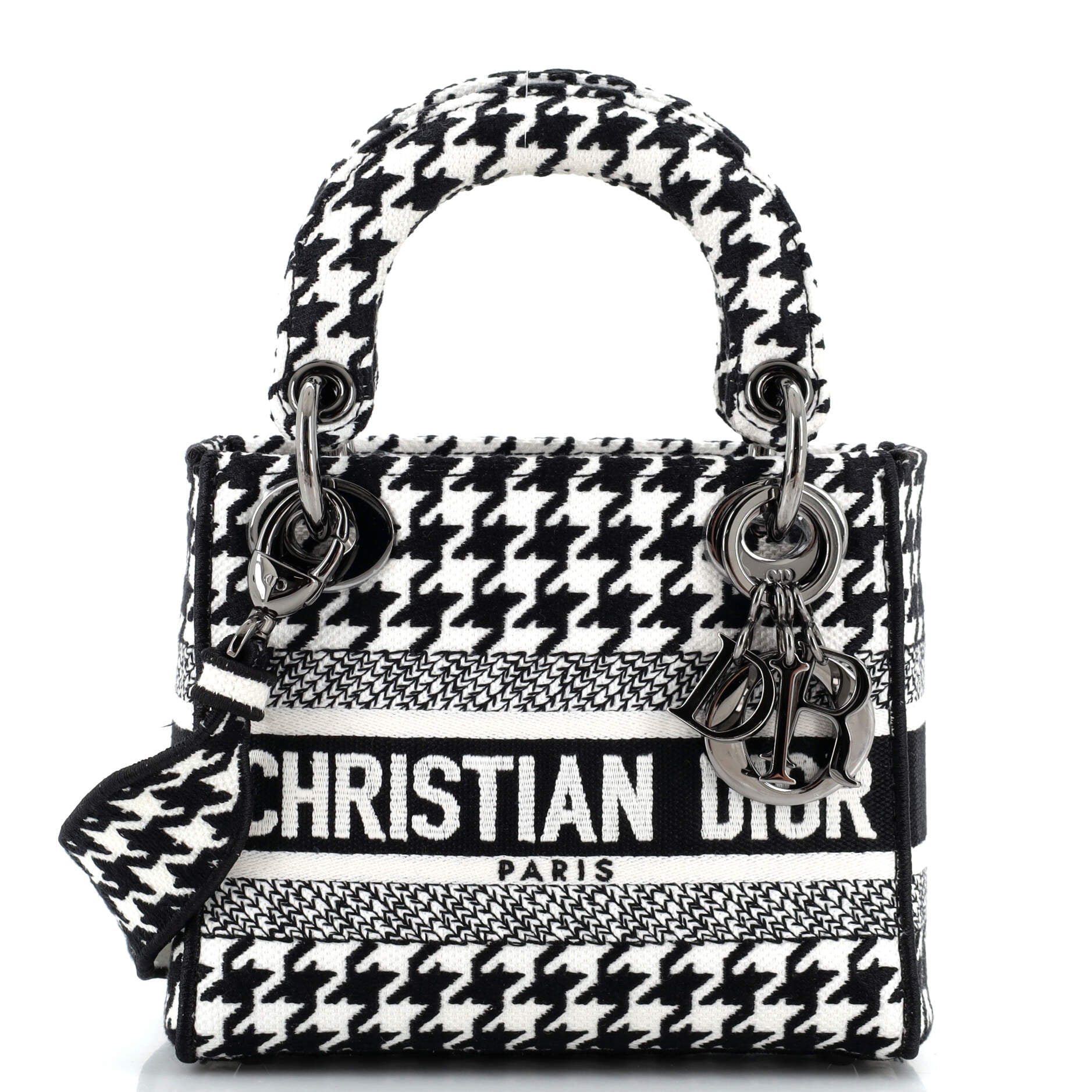 Dior Lady D-Lite Bag Embroidered Canvas Mini