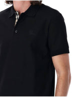 Burberry Cotton Polo Shirt Black