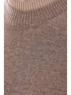 Fendi Logo Intarsia Sleeveless Wool Short Dress Grey