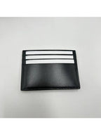 CELINE Triomphe Shiny Calfskin Card Wallet Black