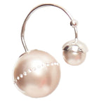 Dior Tribales Pealescent Faux Pearls Crystal Orbital Pin Earrings