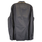 Fendi Italian-Style Collar Shirt In Black Cotton