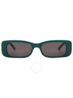 Balenciaga Eyewear Logo Decorated Rectangular Frame Sunglasses BB0096S