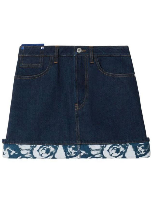 Burberry Japanese Denim Mini Skirt 8080921