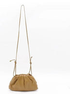 Bottega Veneta 585852 Caramel color leather mini dumpling pouch cross bag