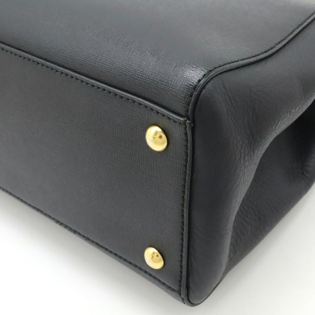 Fendi 2Jours  Leather Handbag Shoulder Bag Tote Bag ()