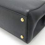 Fendi 2Jours  Leather Handbag Shoulder Bag Tote Bag ()