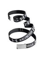 Balenciaga Skater Logo Belt Black