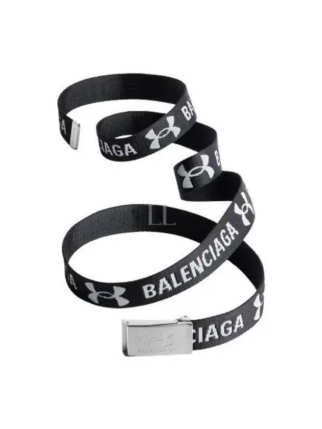 Balenciaga Skater Logo Belt Black