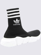 Balenciaga Adidas Speed High Top Sneakers Black