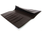 Hermes Wallet H2007 Ladies Cow Leather Coffee