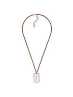 CD Couture Plate Pendant Necklace Dior