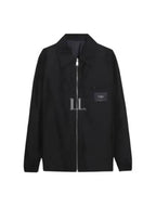 Fendi Nylon Reversible Zip-Up Jacket Black