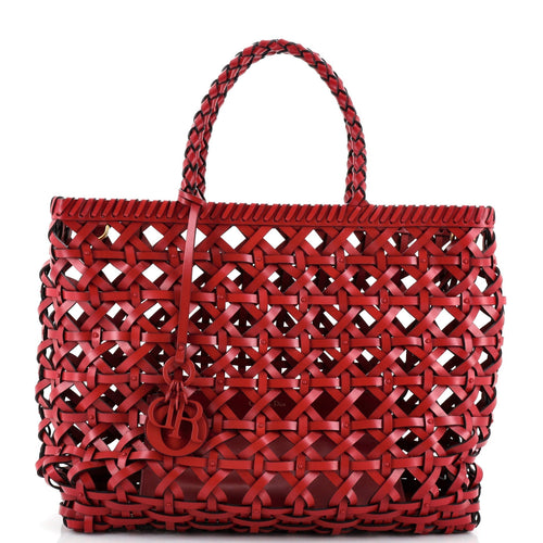 Dior DiorCabas Tote Cannage Woven Leather