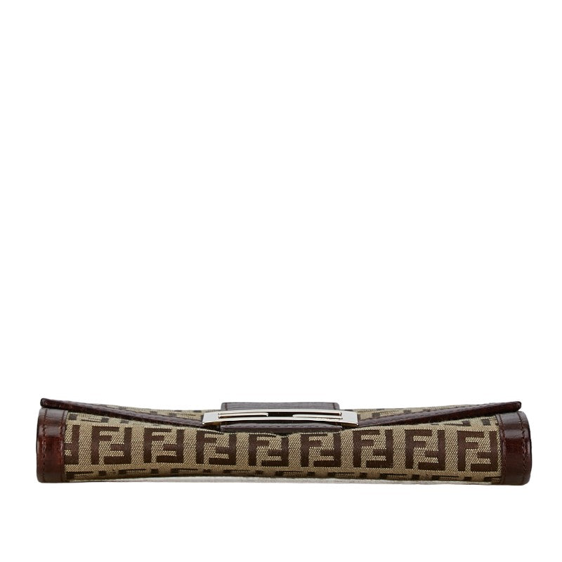 Fendi Zucca Long Wallet 8M0021 Brown Canvas  Fendi