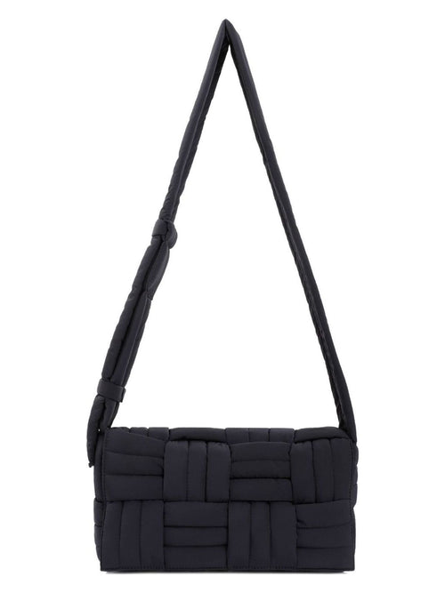 Bottega Veneta Men's Tech Cassette Stitch Shoulder Bag in Black | Size UNICA | 787588V46F1