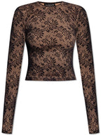 Balenciaga Balenciaga Lace Top, Women's, Black