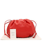 Bottega Veneta Chili Red Leather Bulb Medium Shoulder Bag
