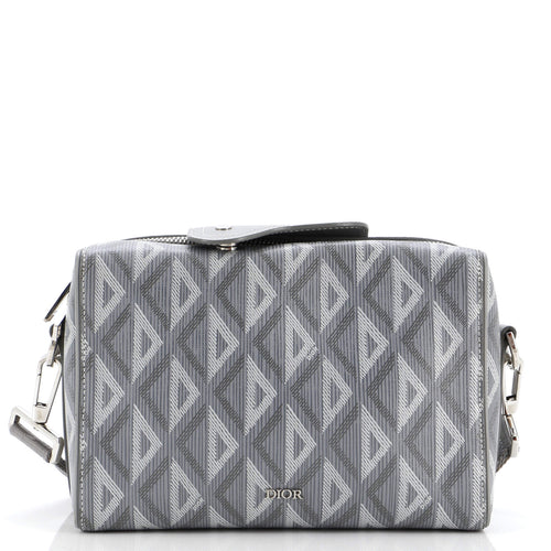 Dior Lingot Messenger Bag CD Diamond Coated Canvas