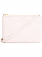 CELINE WoMen's Medium Logo Trio Shoulder Bag Pink