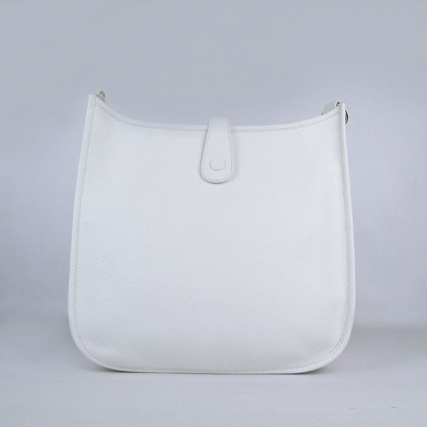 Hermes Evelyne I handbag H6309 white silver