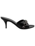 Balenciaga Cagole Sandal Heels Black