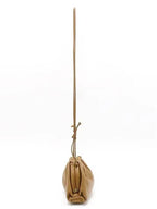 Bottega Veneta 585852 Caramel color leather mini dumpling pouch cross bag