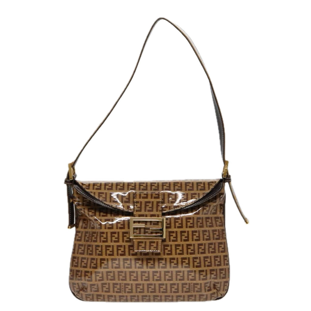 Fendi Baguette  Canvas Shoulder Bag ()