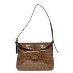 Fendi Baguette  Canvas Shoulder Bag ()