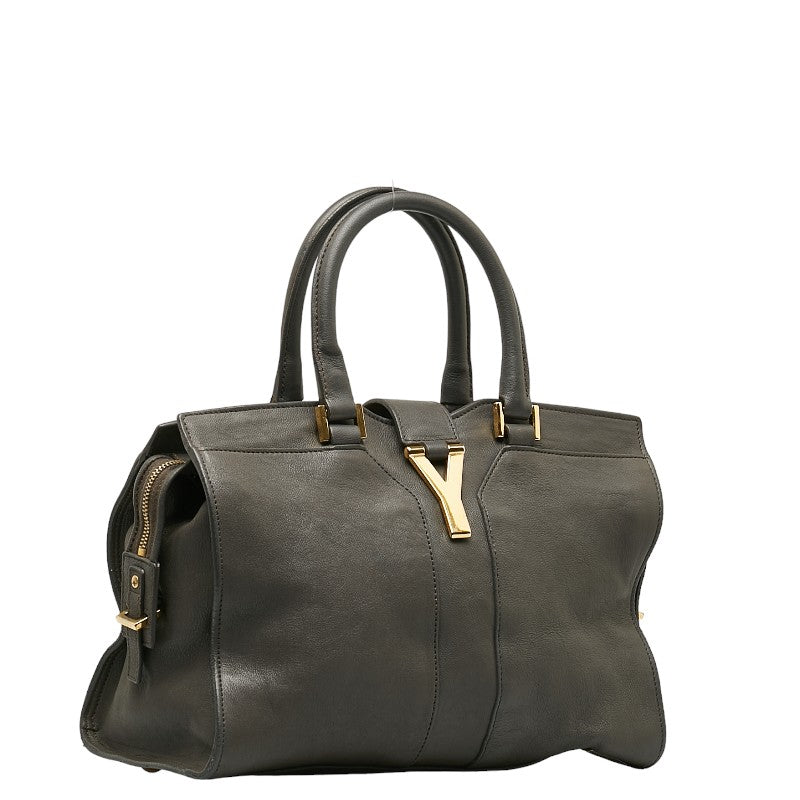 Saint Laurent Cabustic Handbags 2WAY Gray Leather  Saint Laurent