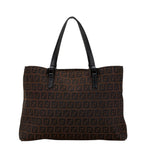 Fendi   Canvas Leather Handbag Tote Bag ()