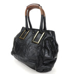 Chloe Etel Leather Black Tote Bag