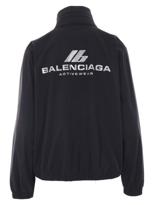 Balenciaga Logo Print Track Jacket Black